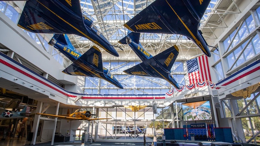 National Museum of Naval Aviation which includes interior views