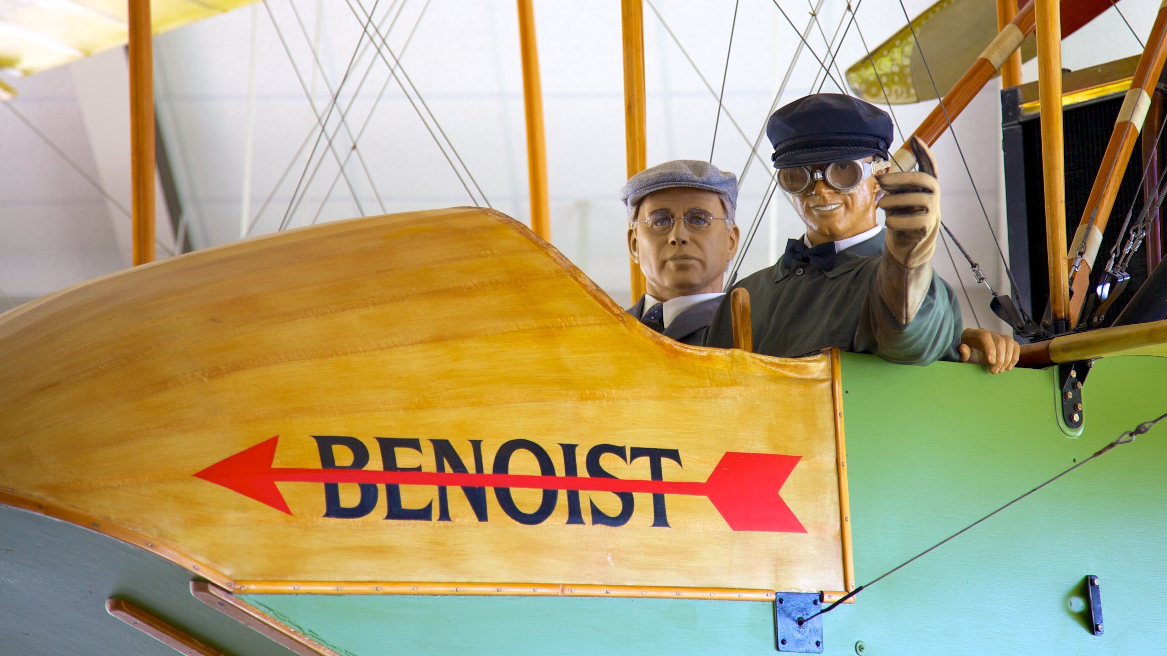 St. Petersburg Museum of History showing interior views and aircraft