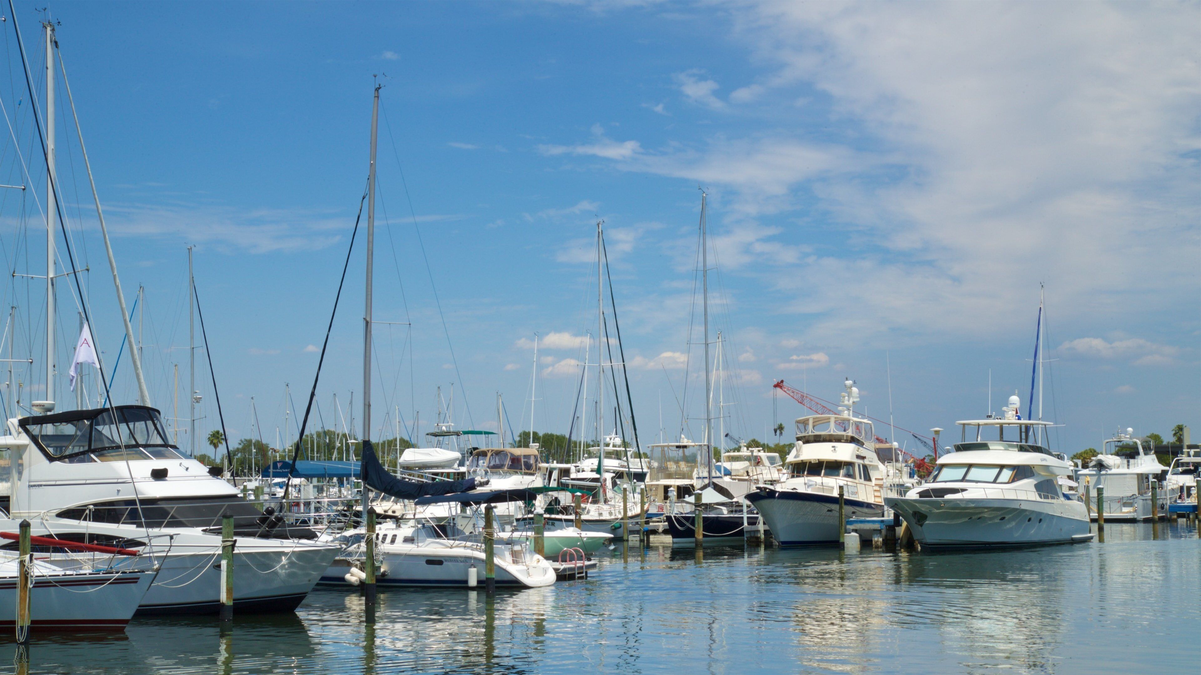 Pioneer Park which includes a bay or harbor