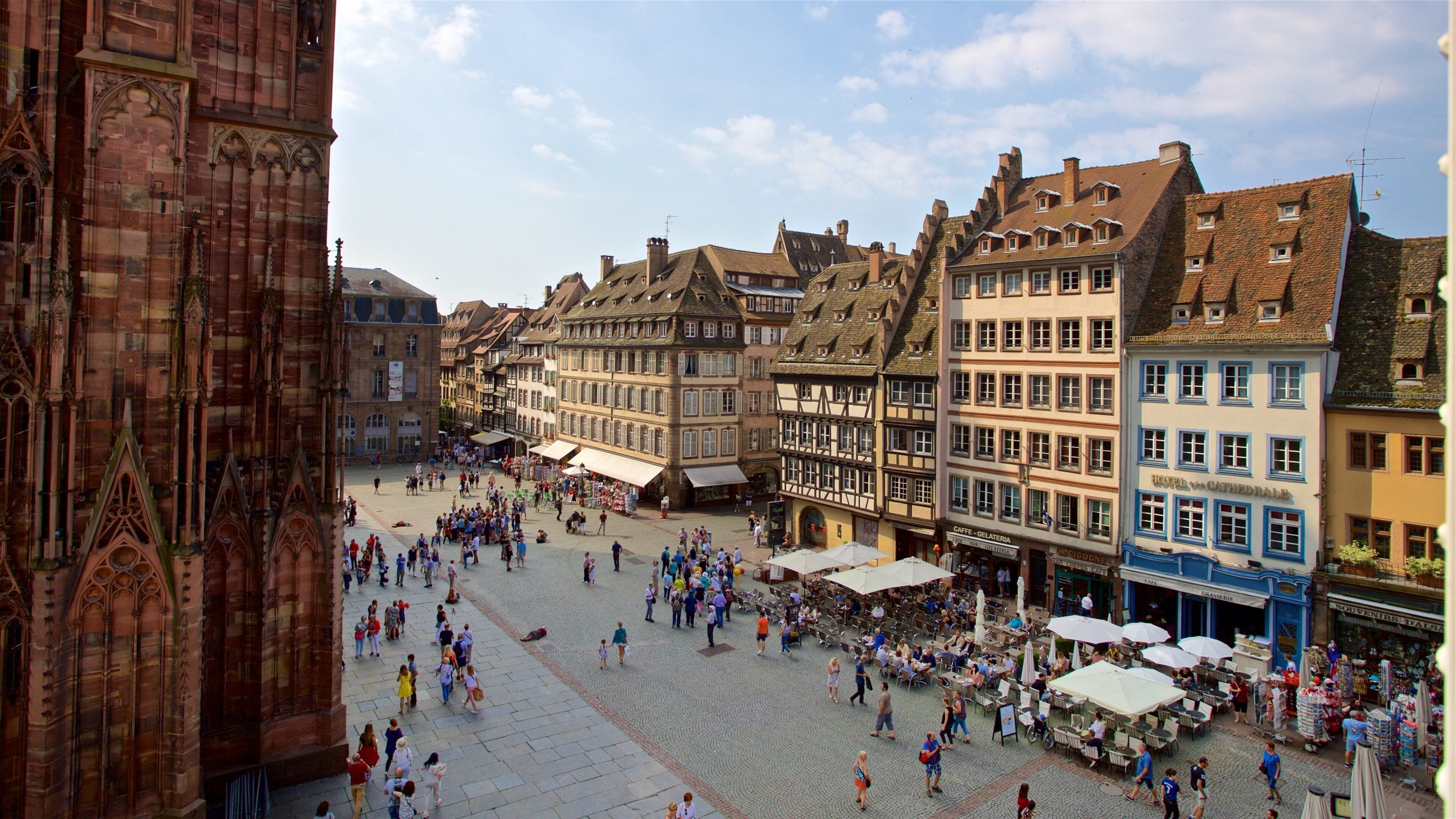 Our Lady of Strasbourg Cathedral which includes heritage architecture, a church or cathedral and a city