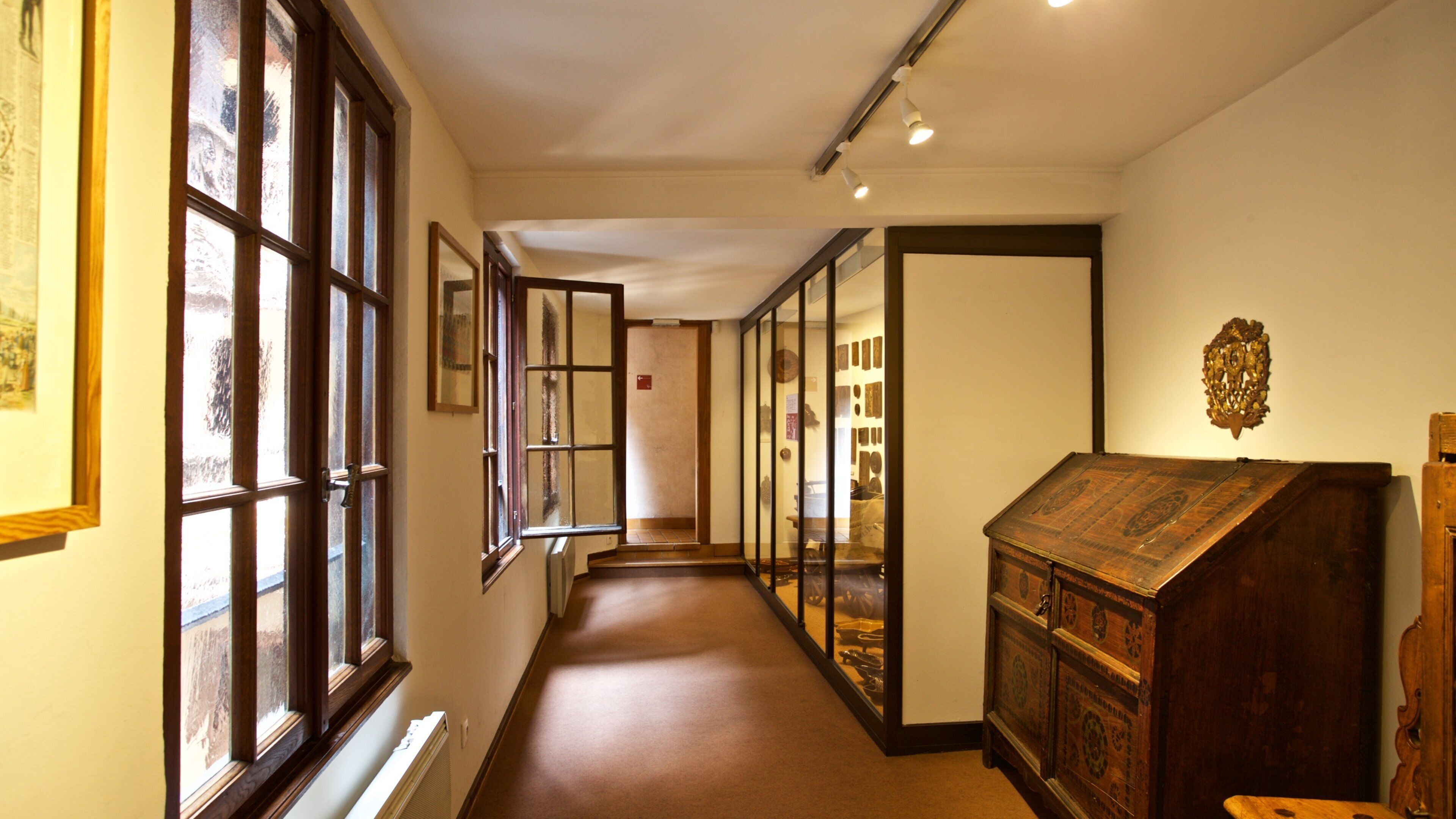Alsatian Museum which includes heritage elements and interior views