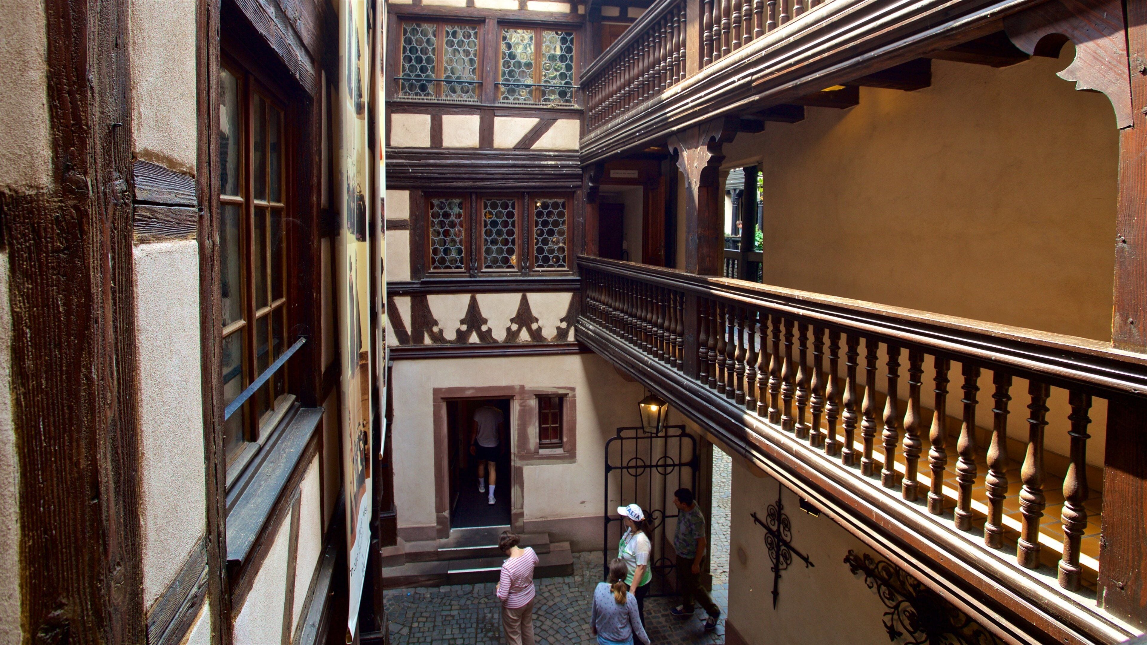 Alsatian Museum which includes heritage elements as well as a small group of people