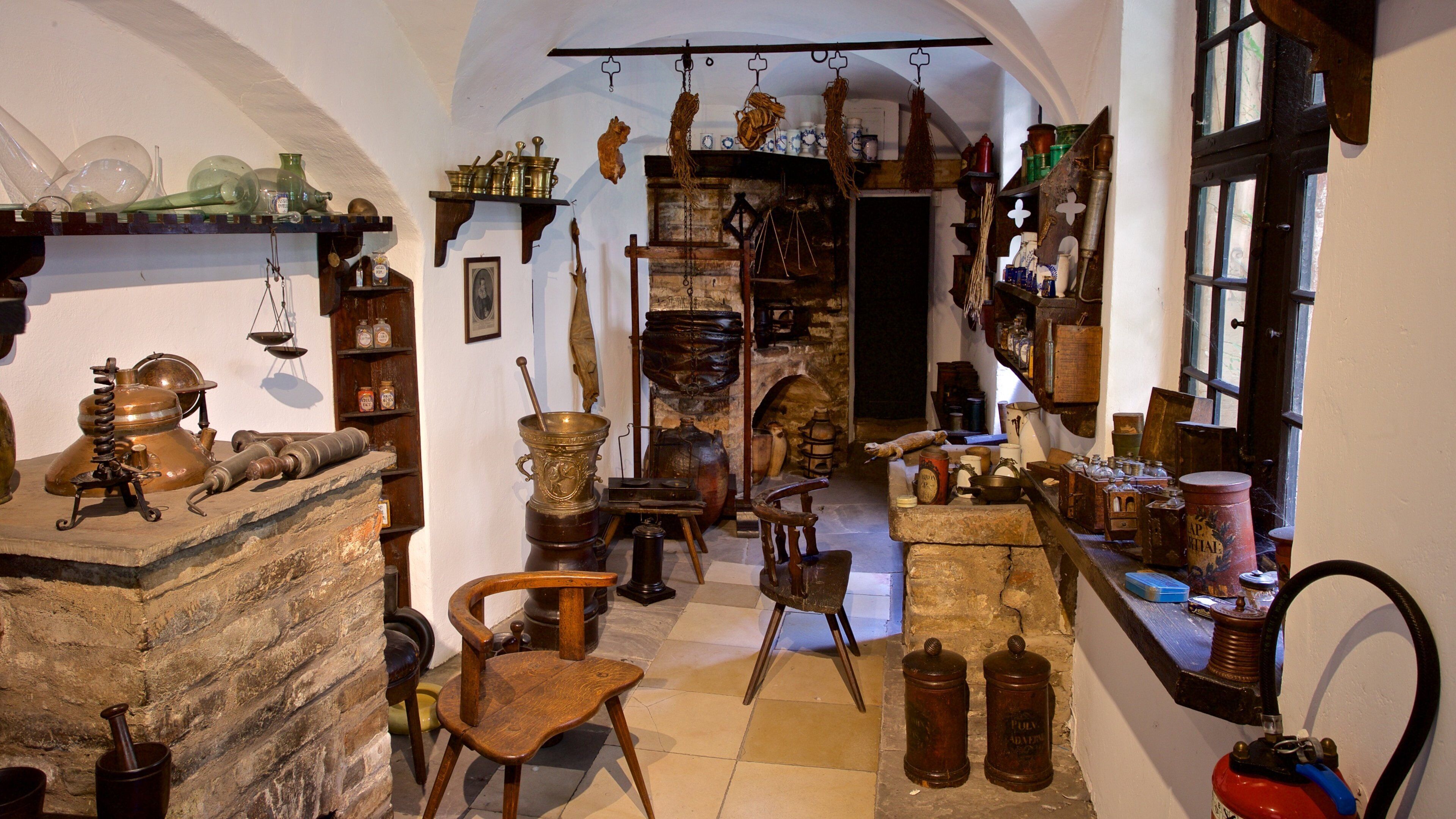 Alsatian Museum showing interior views and heritage elements