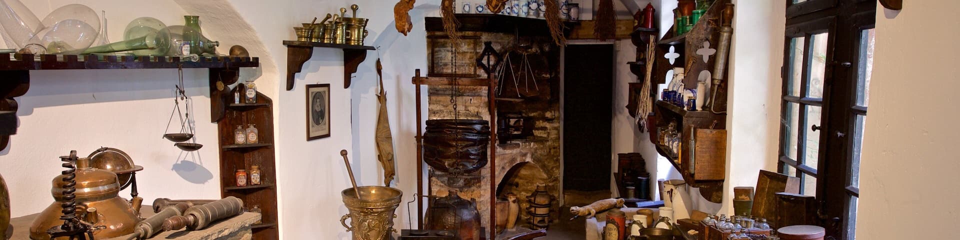 Alsatian Museum showing interior views and heritage elements