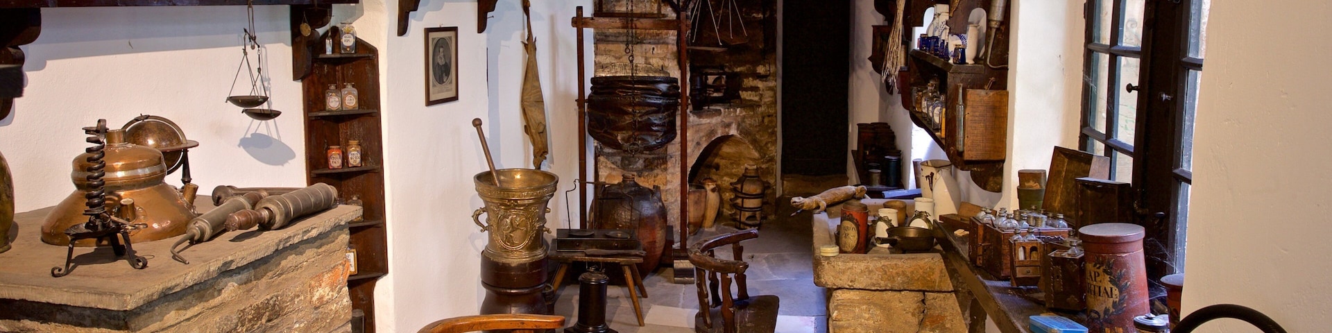 Alsatian Museum showing interior views and heritage elements