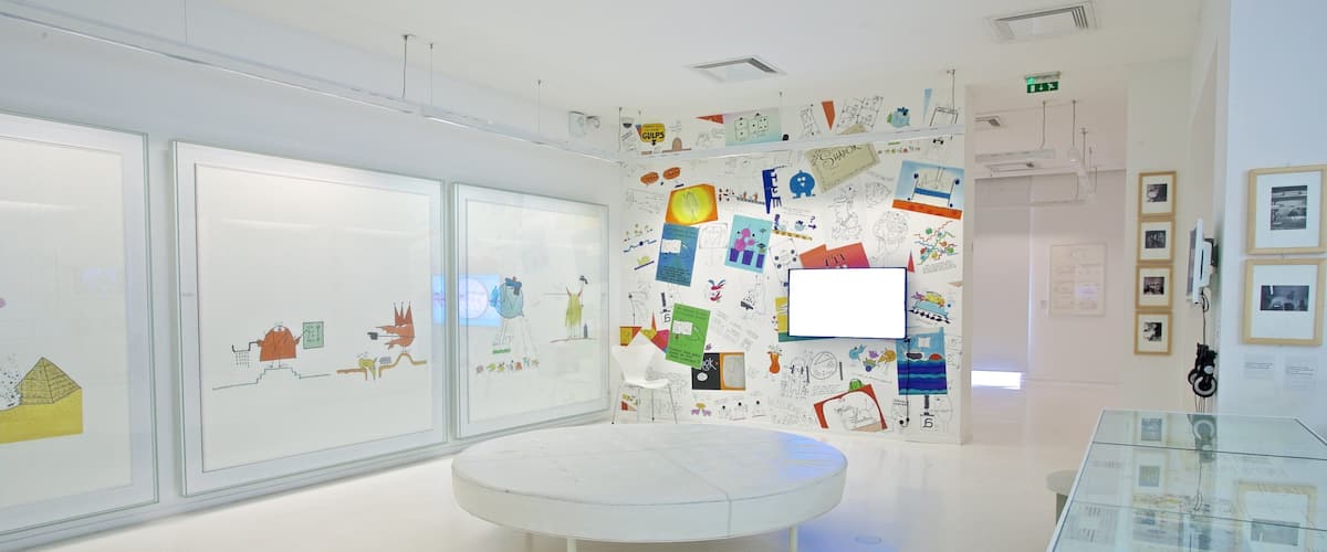 Tomi Ungerer Museum which includes art and interior views