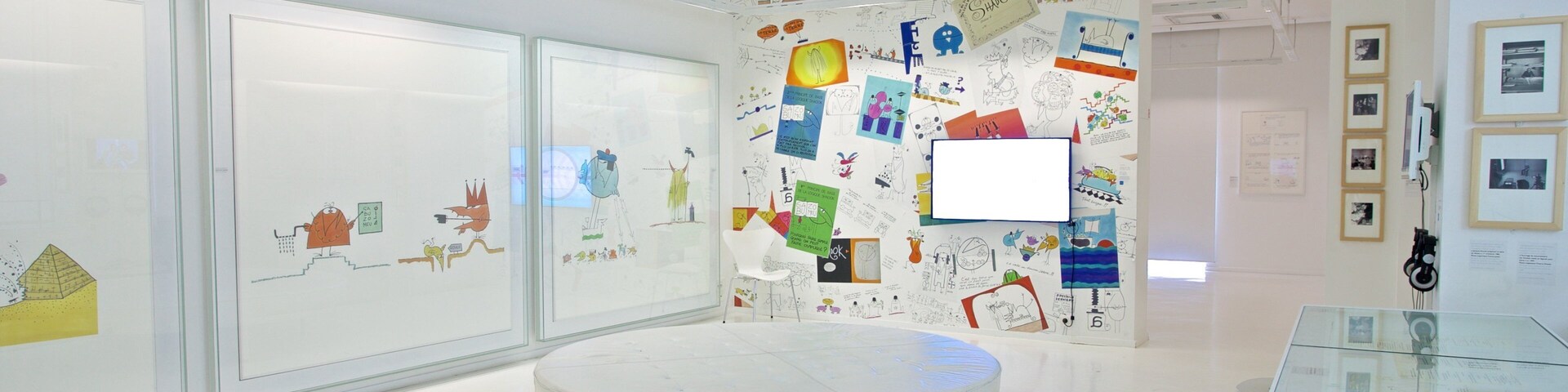 Tomi Ungerer Museum which includes art and interior views