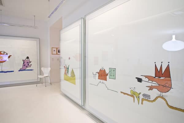 Tomi Ungerer Museum which includes interior views and art