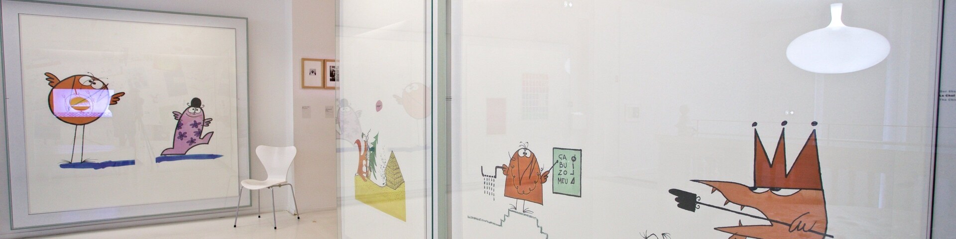 Tomi Ungerer Museum which includes interior views and art