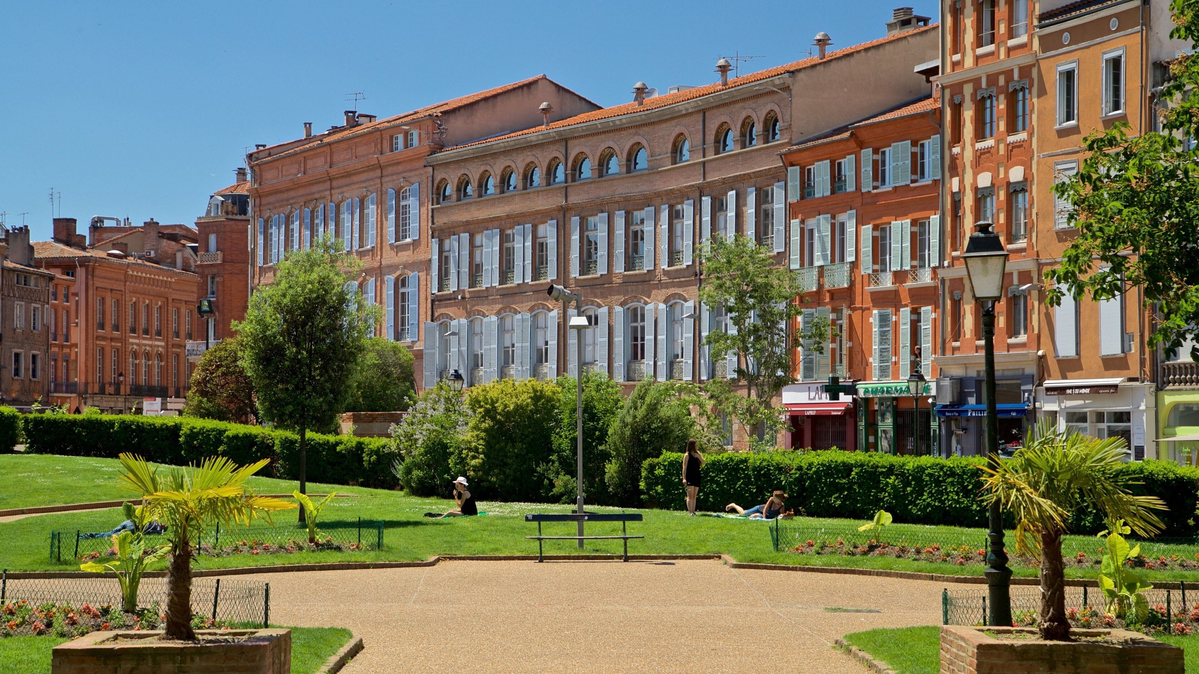 Cathédrale Saint-Etienne qui includes parc