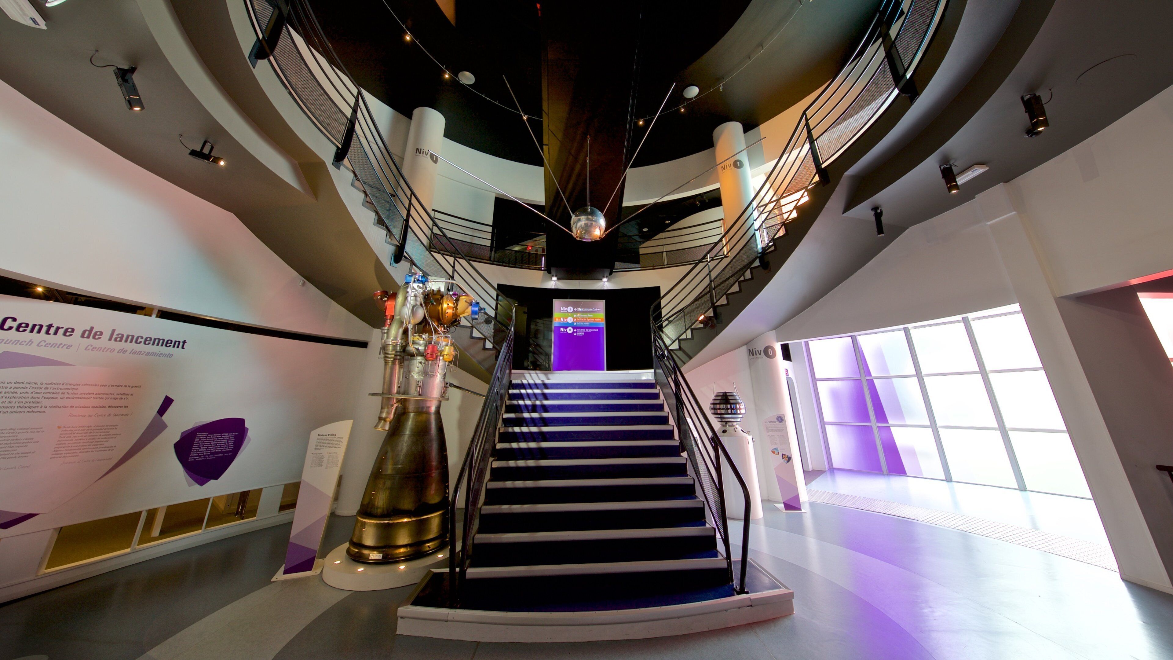 Cite de l\'Espace som inkluderar interiörer