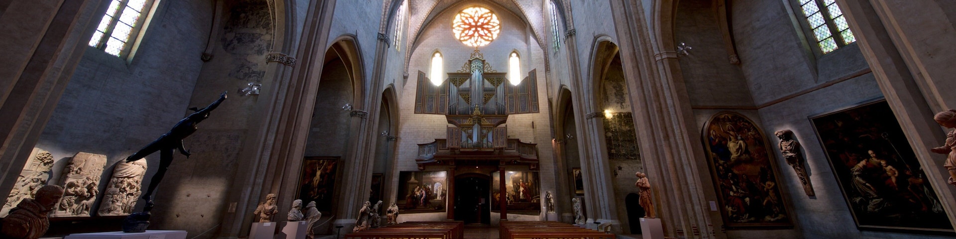 Musée des Augustins de Toulouse montrant patrimoine historique, église ou cathédrale et vues intérieures