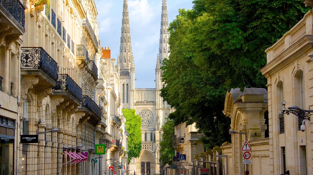 Cathedrale St. Andre featuring heritage architecture