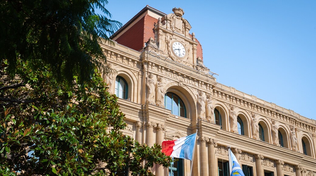 Cannes City Hall which includes heritage architecture