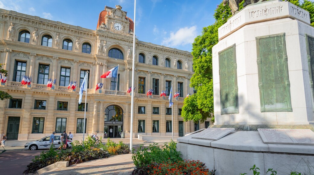 Cannes City Hall which includes heritage architecture