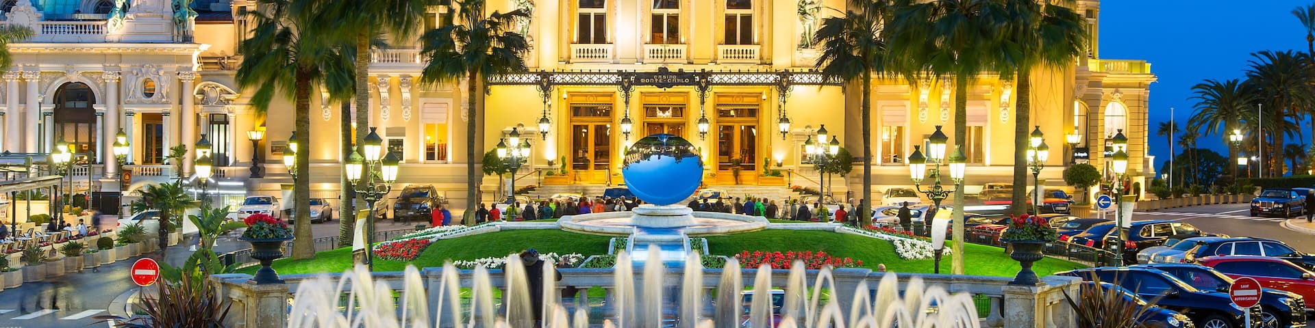 Monaco, Casino of Monaco at night