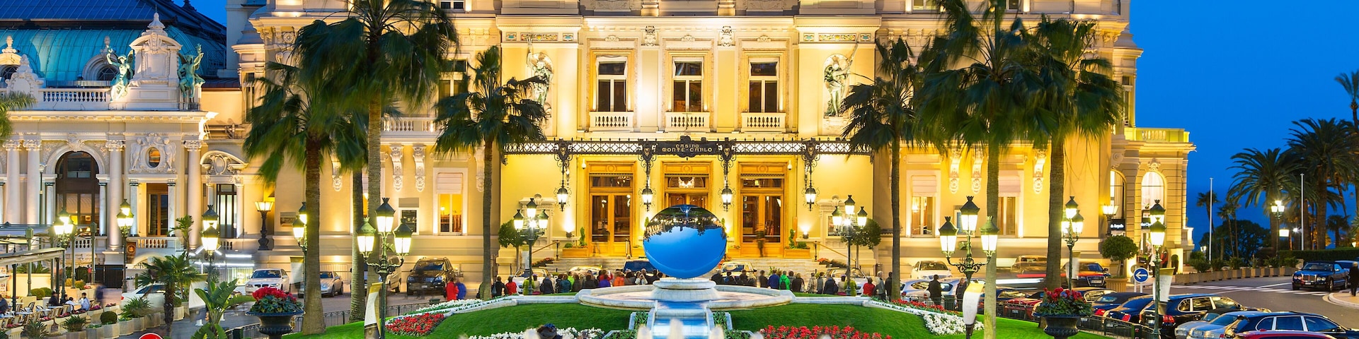 Monaco, Casino of Monaco at night