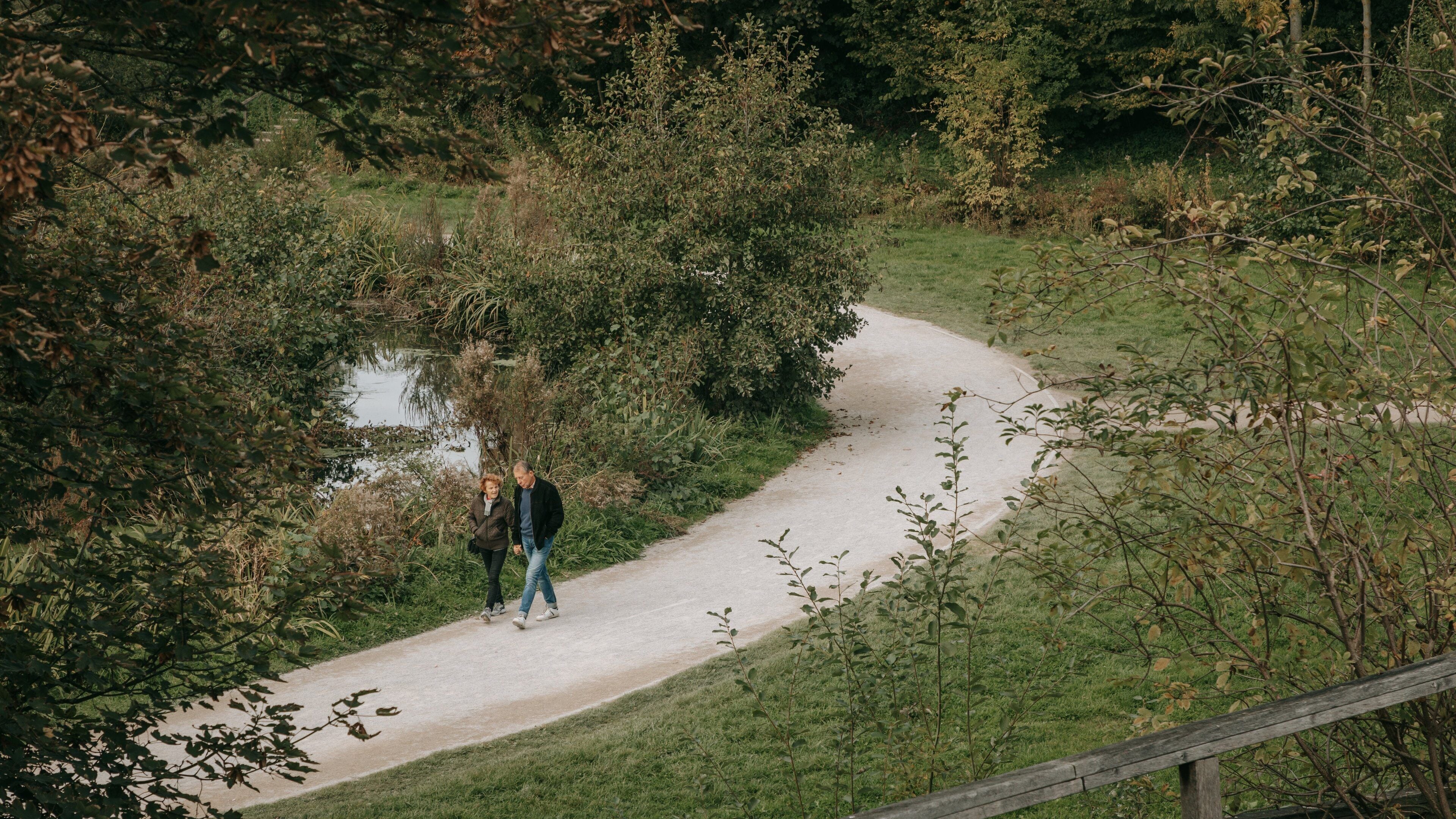 Citadel of Lille which includes a park as well as a couple