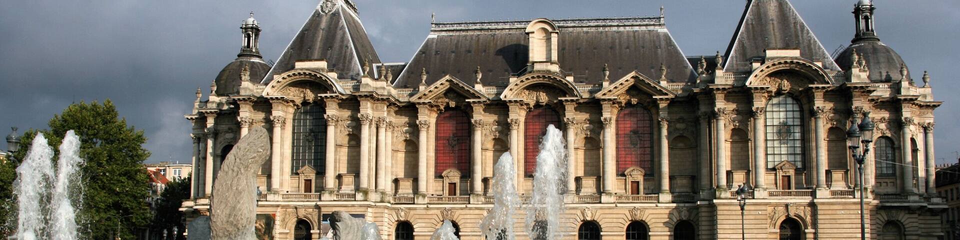 Museum of the Fine Arts in Lille, France. Old palace.