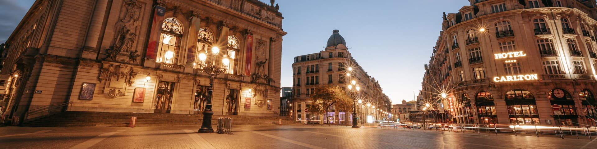 Opera House featuring heritage architecture, night scenes and a city