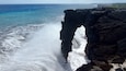 Hawaii Volcanoes National Park showing rugged coastline