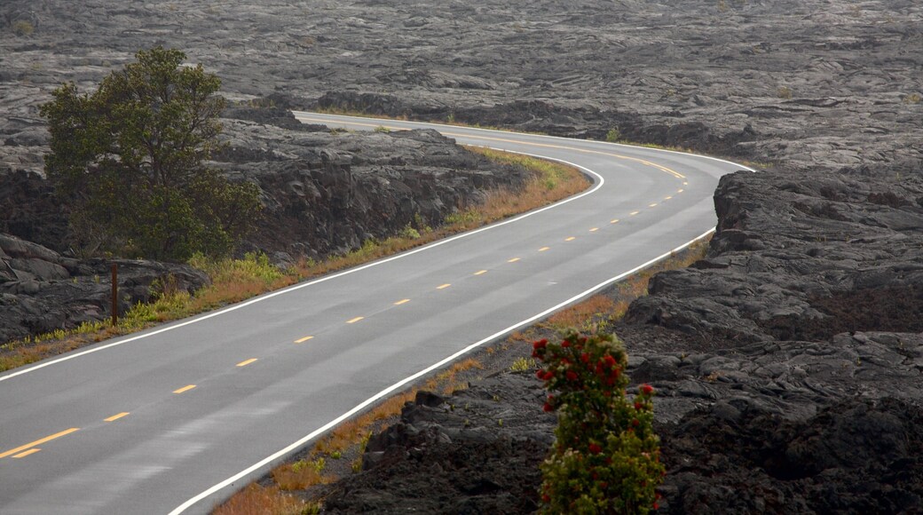 Vườn Quốc gia Hawaii Volcanoes trong đó bao gồm cảnh thanh bình