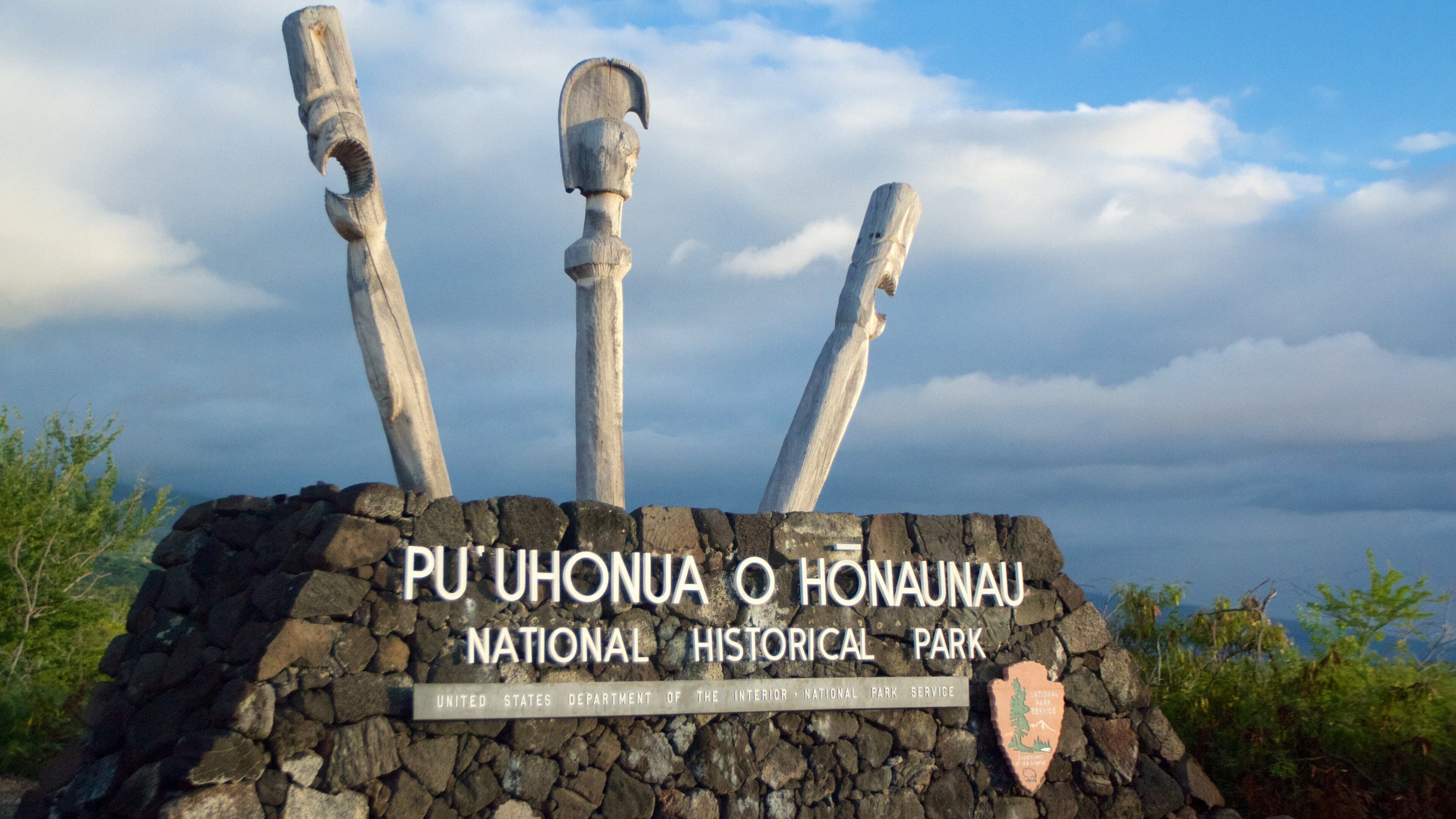 Nationaal-historisch park Pu\'uhonua o Honaunau bevat een tuin