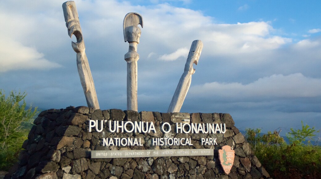 Nationaal-historisch park Pu\'uhonua o Honaunau bevat een tuin