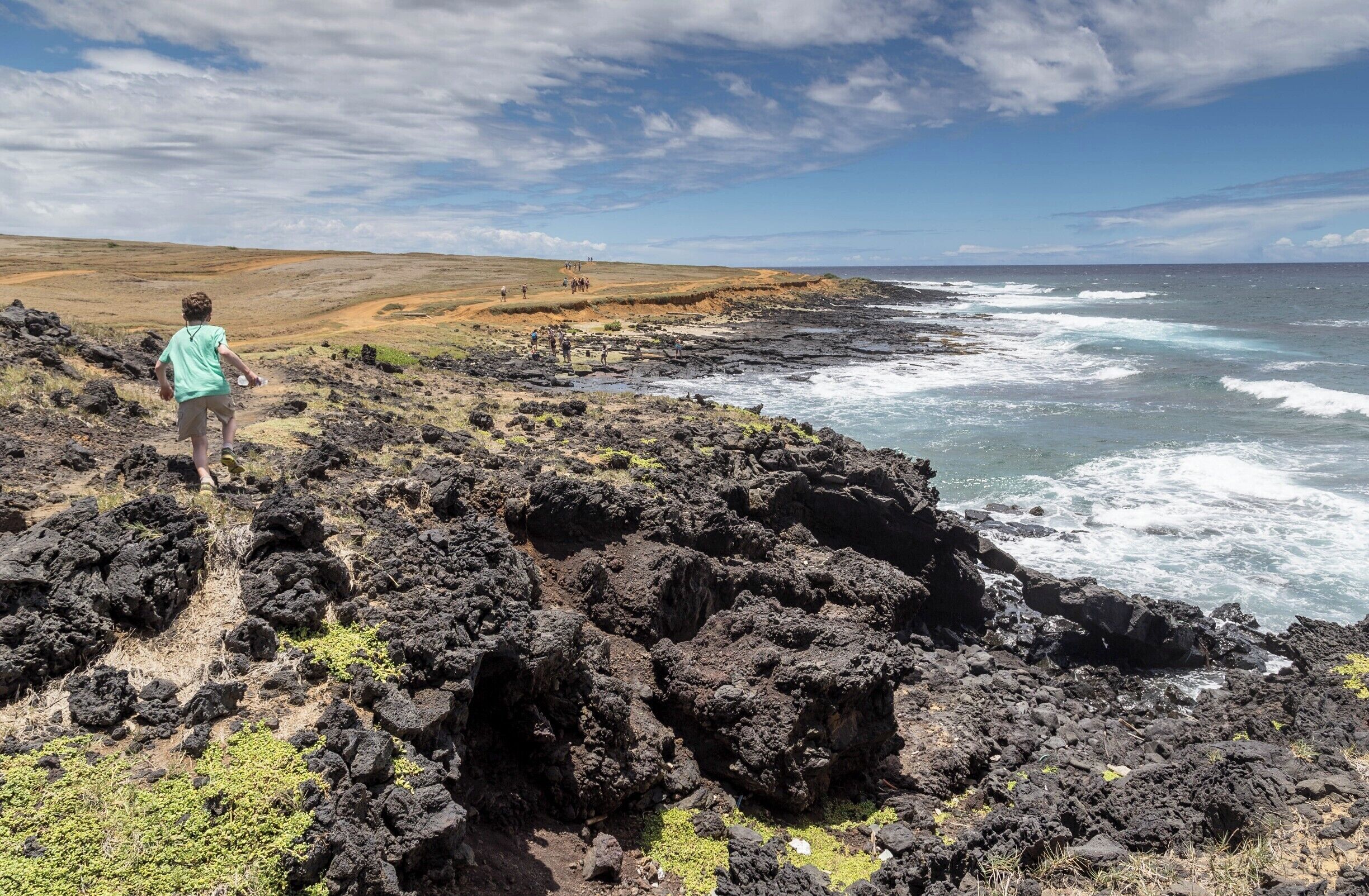 Coastal Trail from South Point to the Green Sand Beach, Hawaii.
#lifeatexpedia