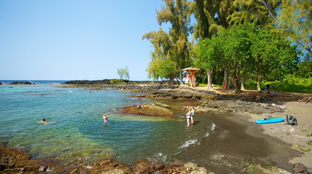 Richardson\'s Ocean Park ofreciendo una playa de arena y vista panorámica