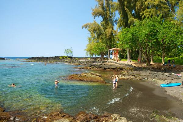 Richardson\'s Ocean Park que incluye una playa de arena y vistas de paisajes