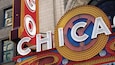 Chicago Theatre showing signage