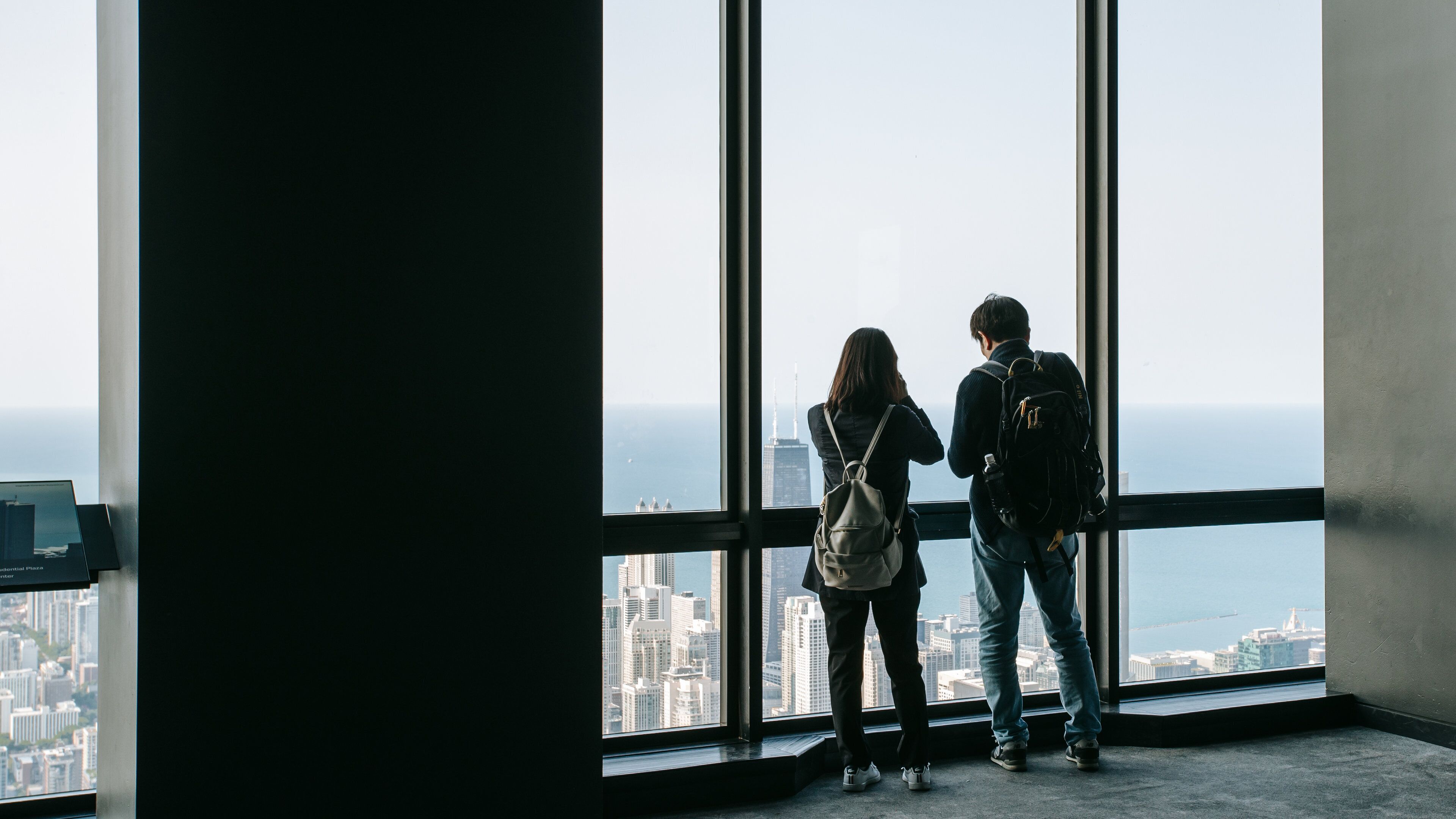 Willis Tower which includes views and interior views as well as a couple