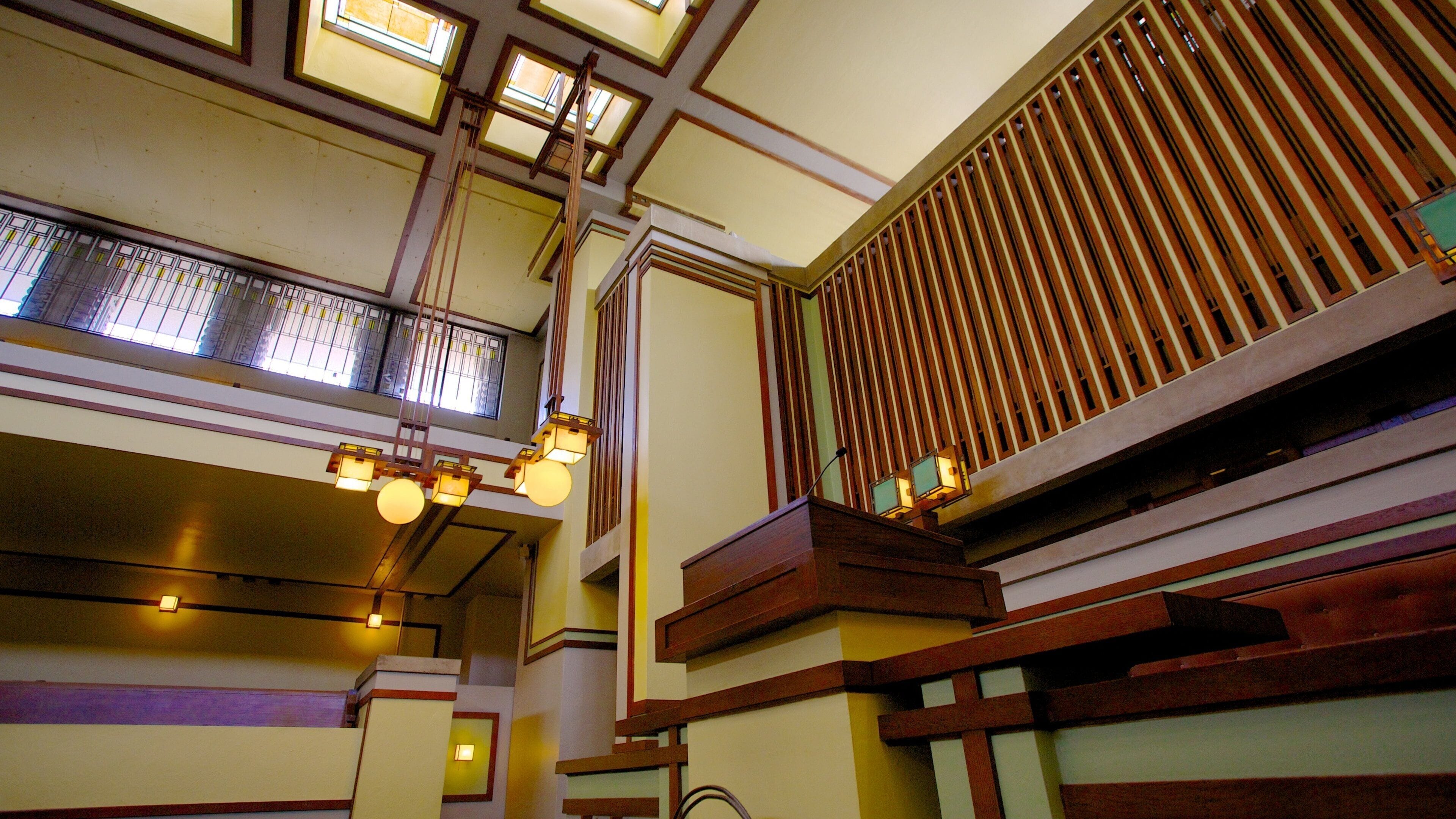 Unity Temple which includes interior views, religious aspects and a temple or place of worship