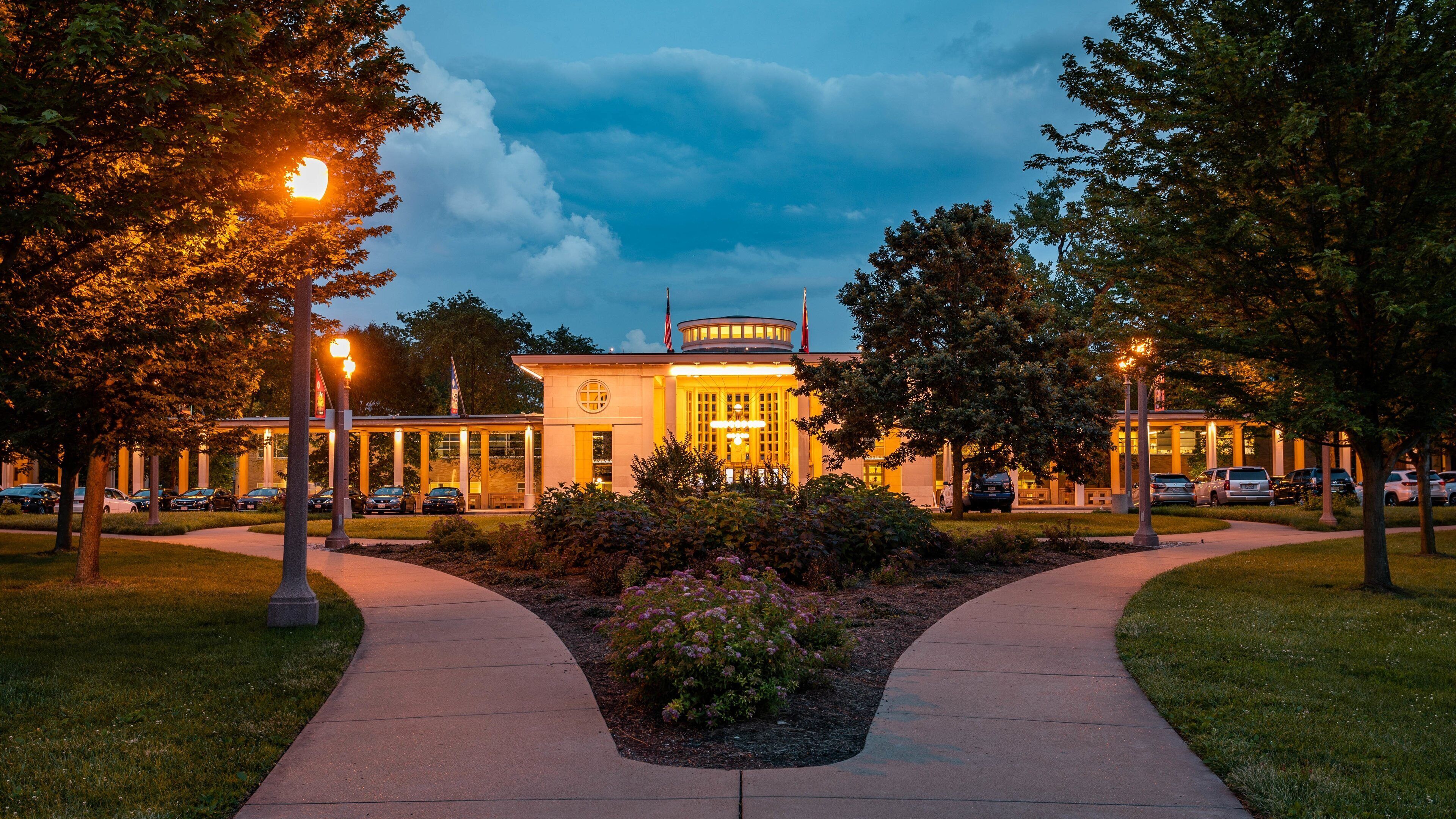 The Muny Theater which includes night scenes
