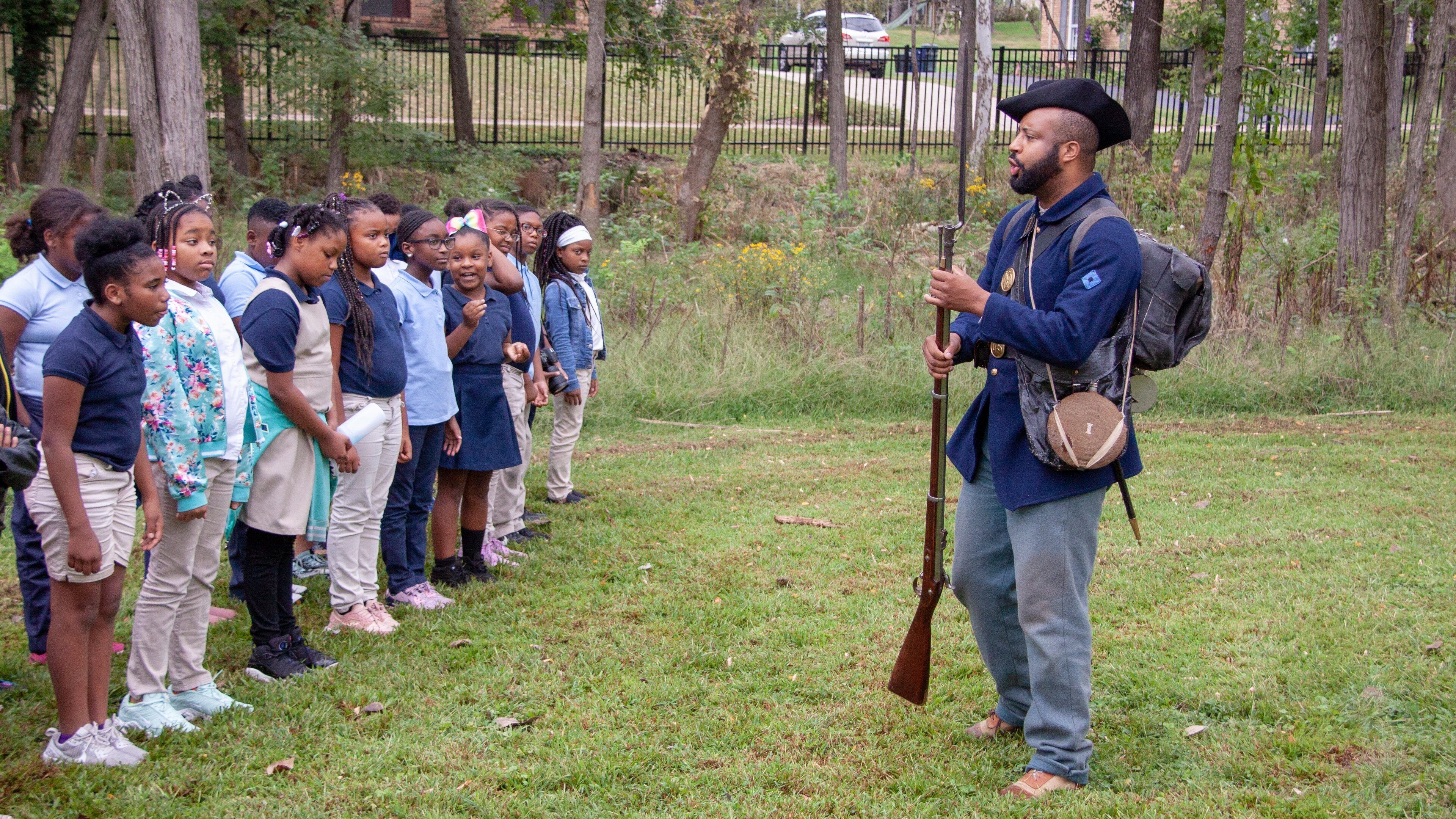 Ulysses S. Grant National Historic Site as well as a small group of people