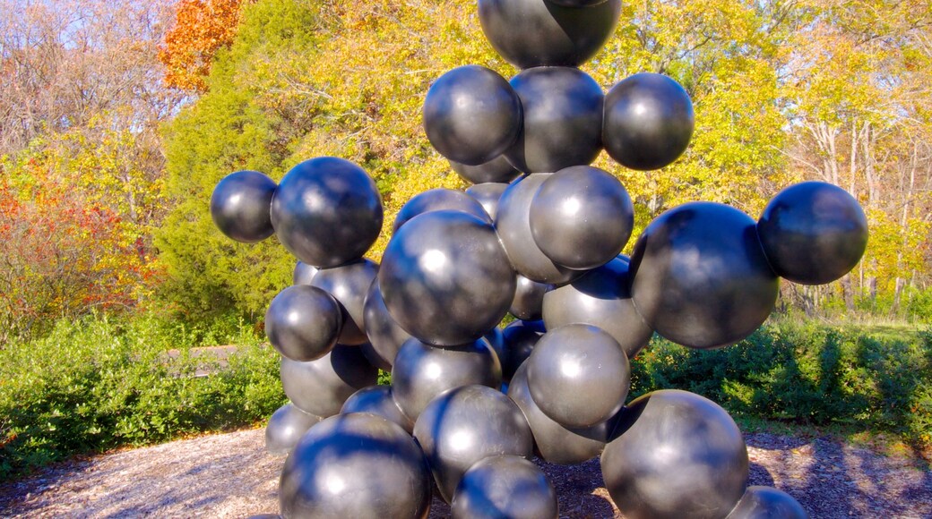 ローメイヤー彫刻公園 表示 屋外アート, 公園 と 秋色