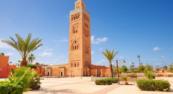 Koutubia mosque in Marakech. One of most popular landmarks of Morocco