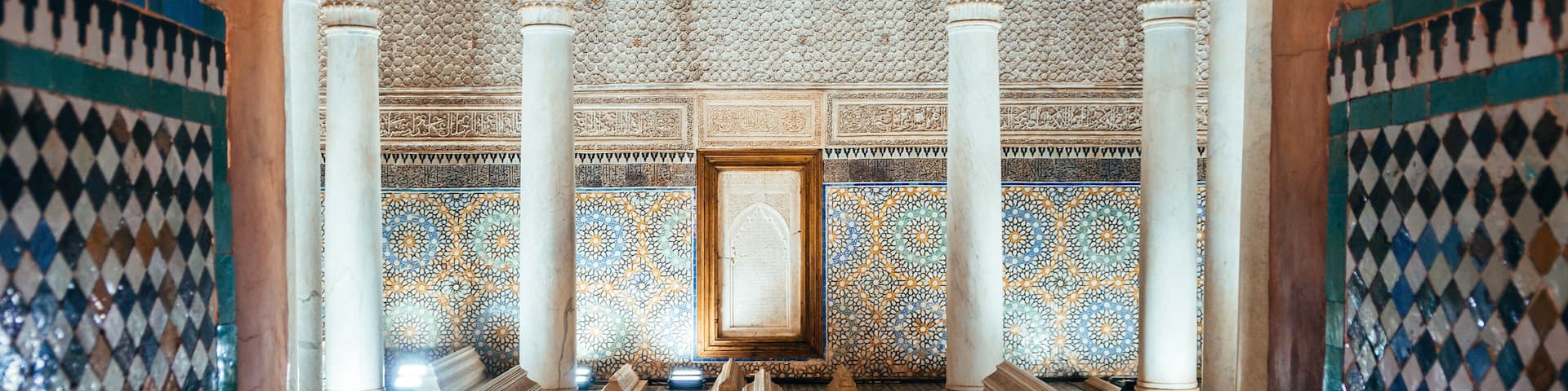 saadian tombs of marrakech, morocco