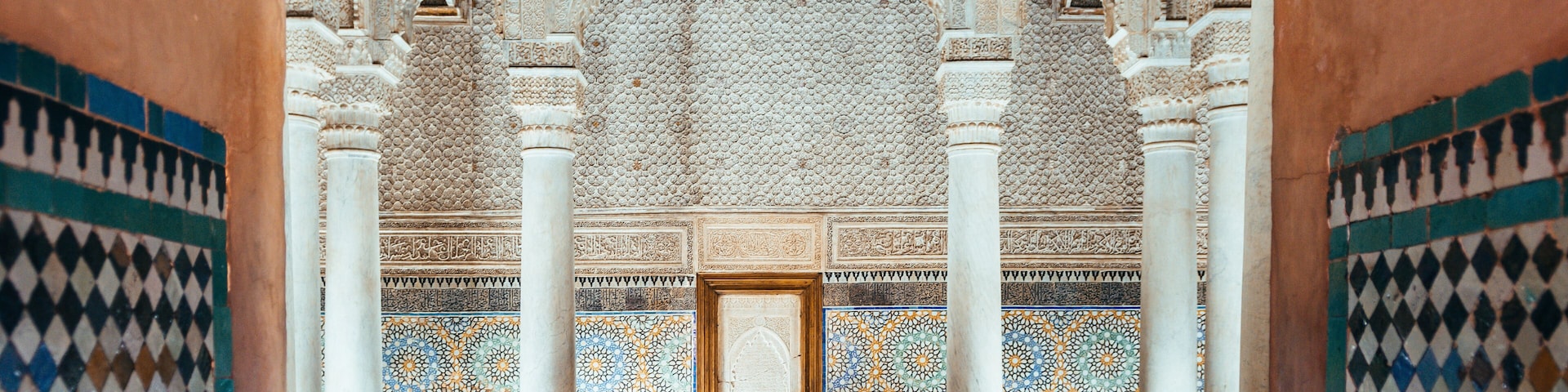 saadian tombs of marrakech, morocco