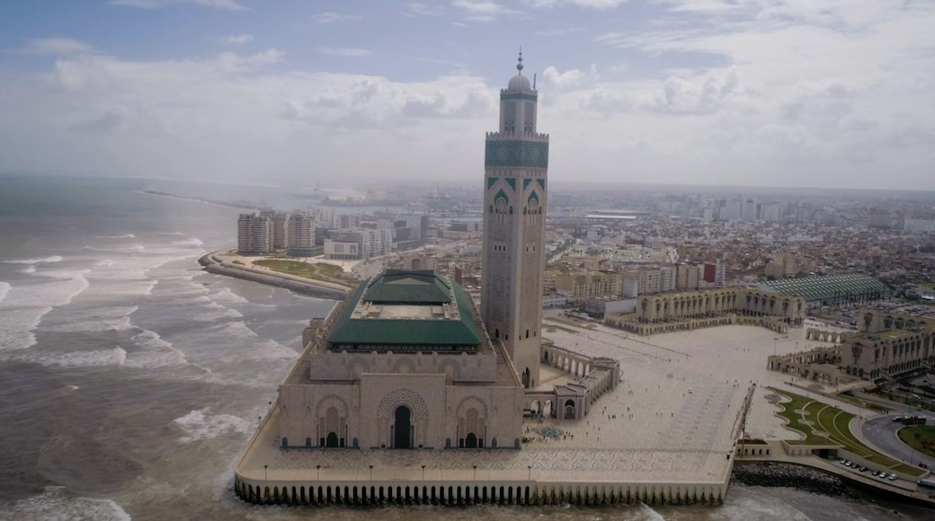 The Hassan II Mosque or Grande Mosquée Hassan II is a mosque in Casablanca, Morocco. It is the largest mosque in Africa, and the 5th largest in the world.