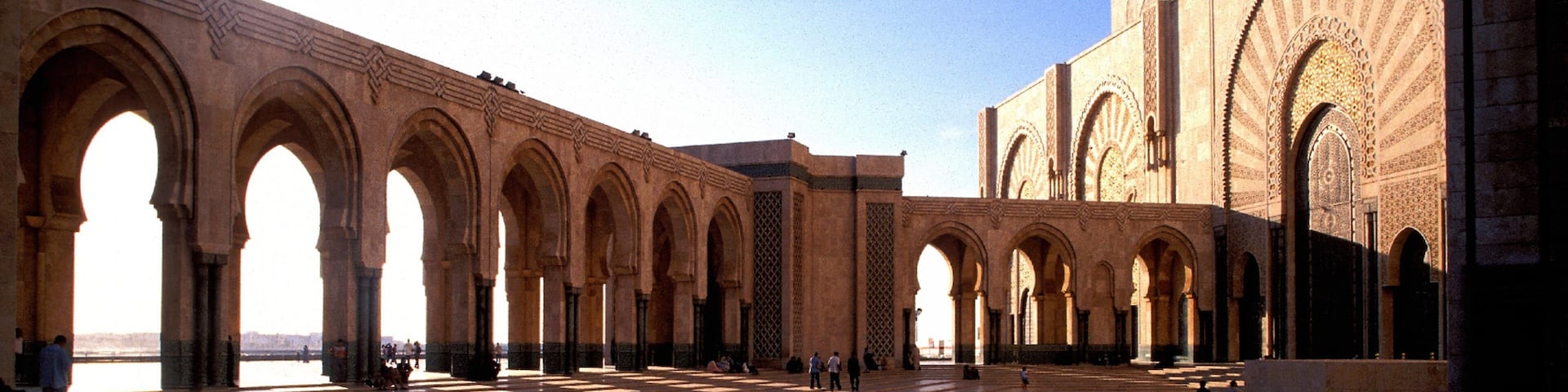 Hassan II Mosque featuring heritage elements