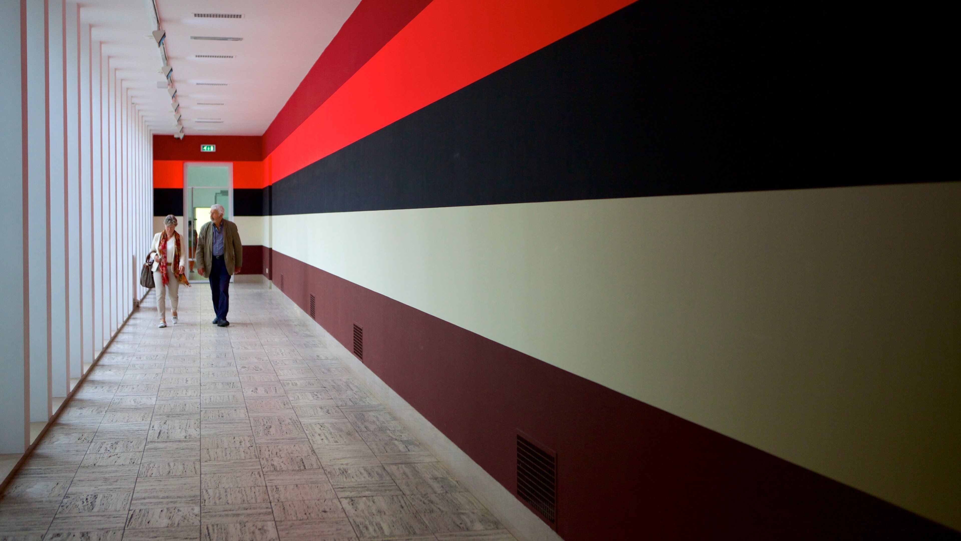 Boijmans Van Beuningen Museum showing interior views as well as a couple