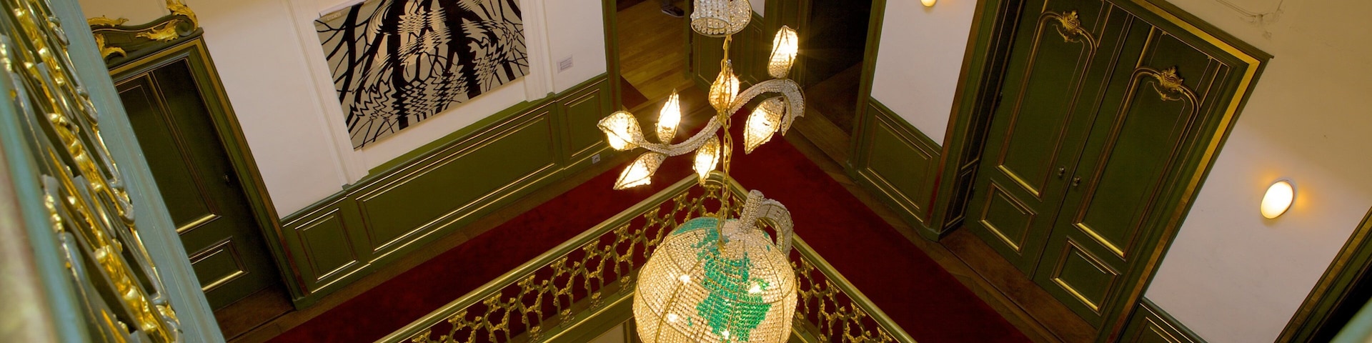 Escher Museum showing art and interior views