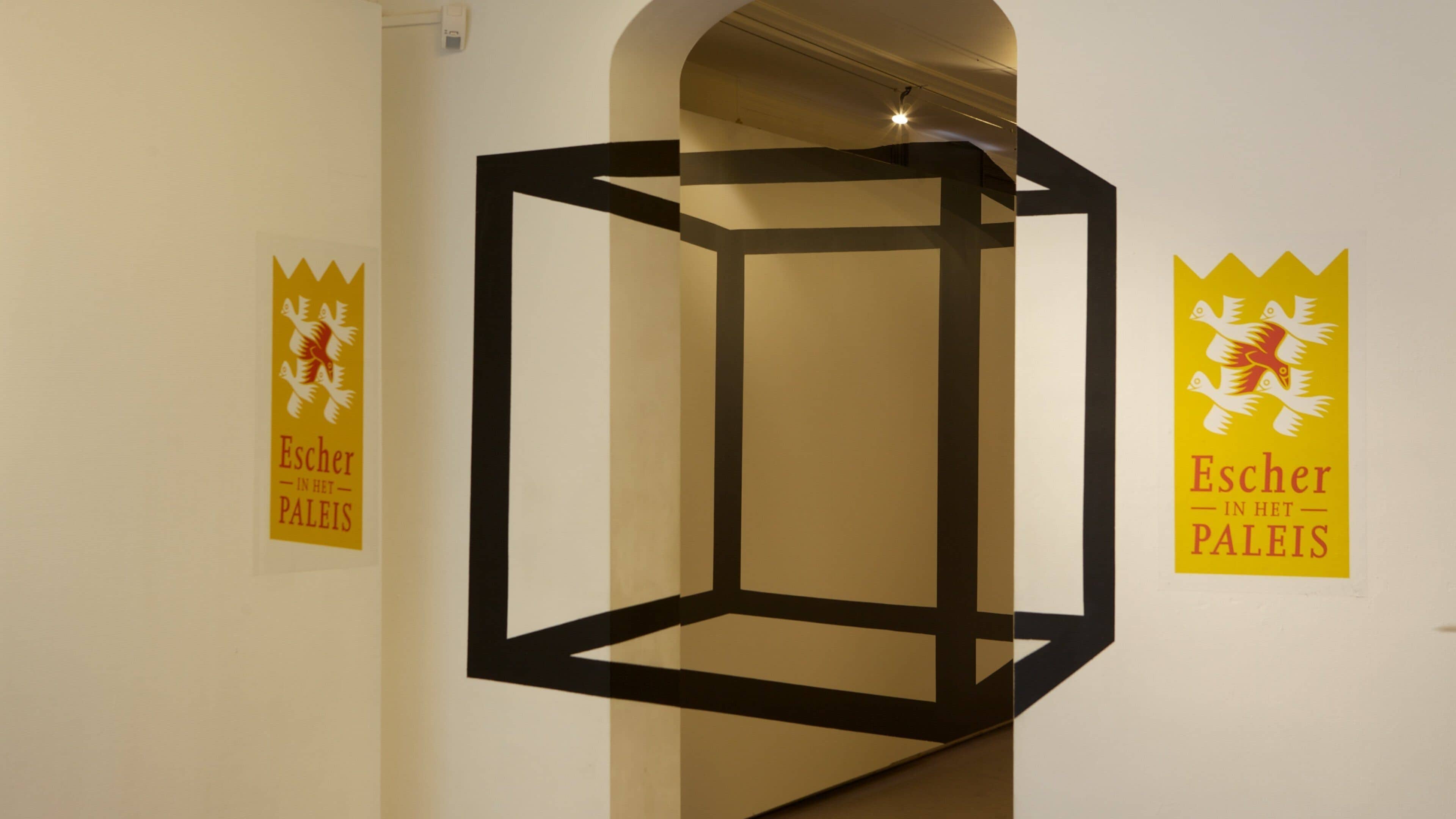 Escher Museum featuring interior views and art