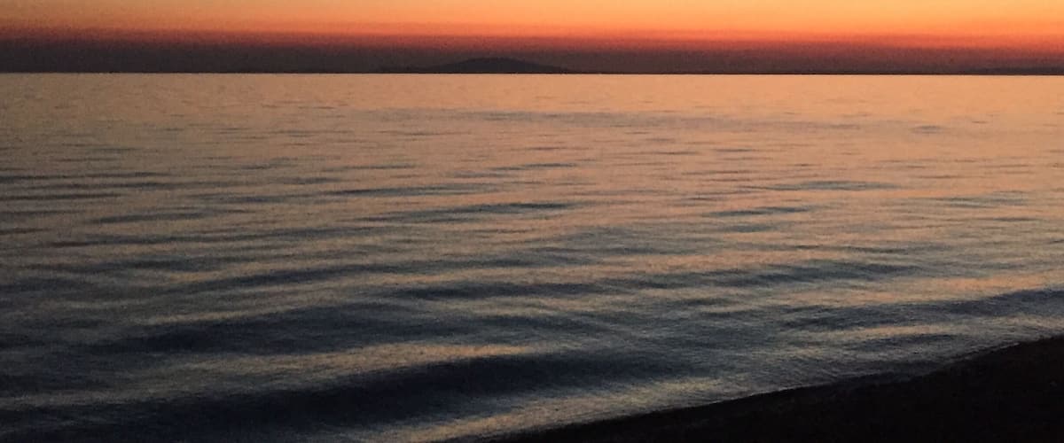 Sonnenuntergang in Novalja/Kroatien