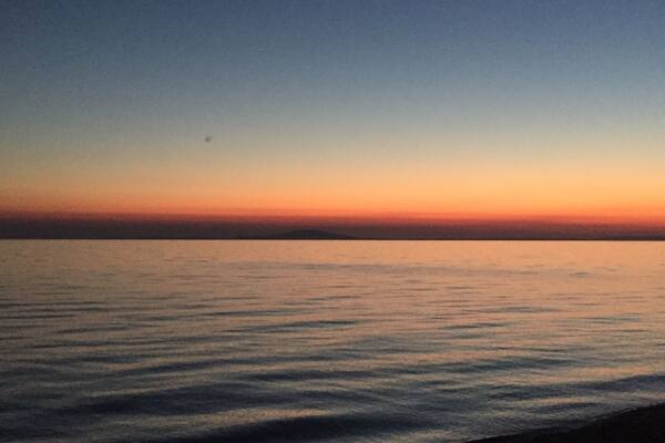 Sonnenuntergang in Novalja/Kroatien