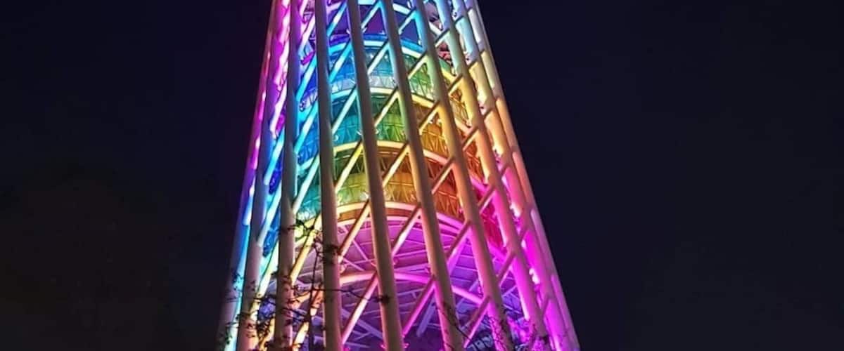 Amazing night life.... all the lights makes the city so alive ✨