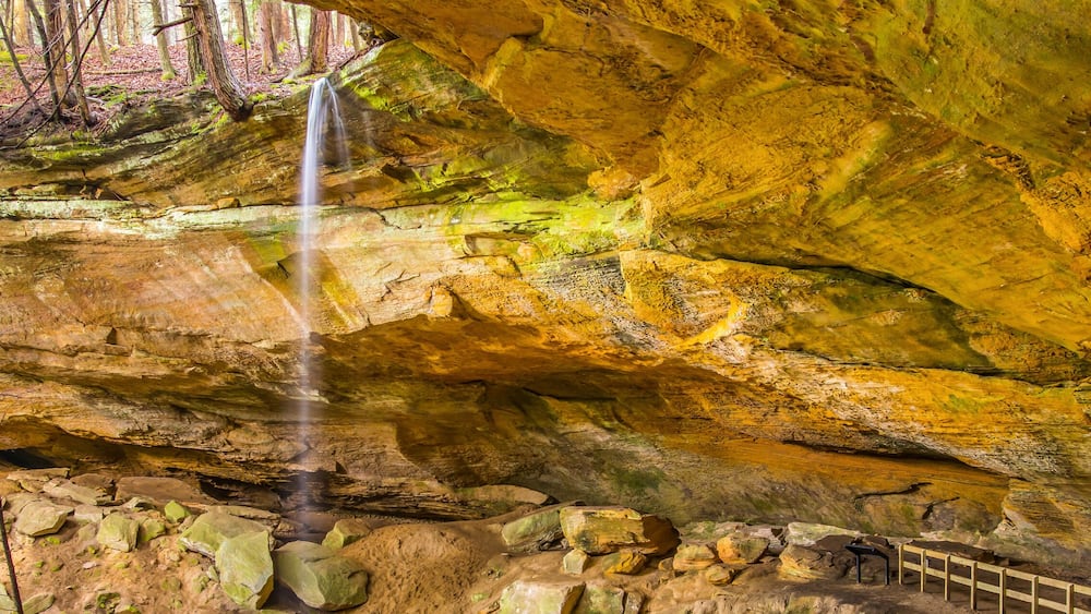 Whispering Cave in Hocking Hills State Park, Ohio