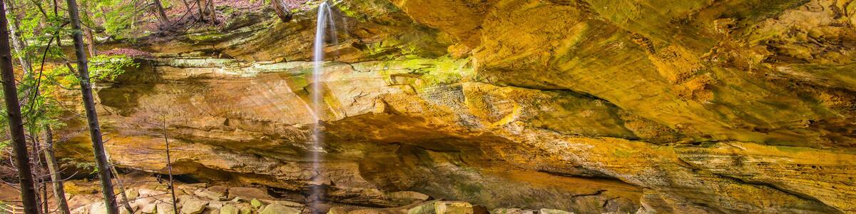 Whispering Cave in Hocking Hills State Park, Ohio